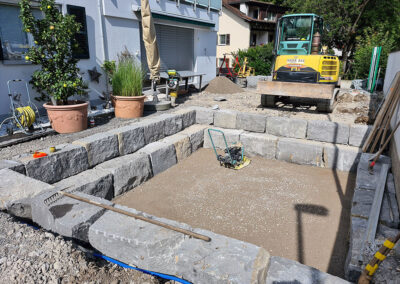 Umbau Gartenanlage Poletti